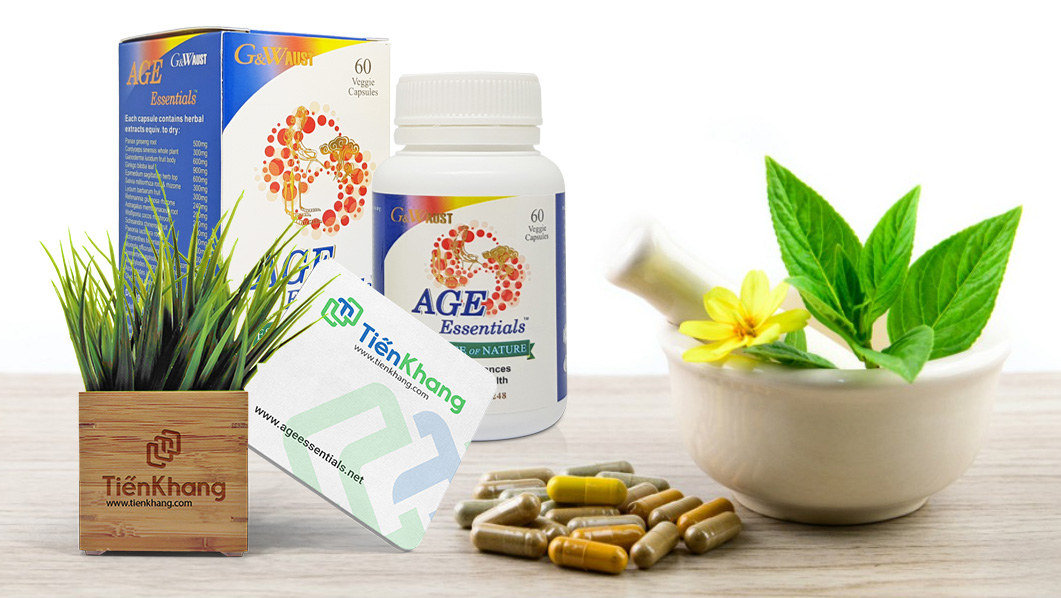 AGE Essentials - Viên uống thảo dược tăng cường tuổi thọ